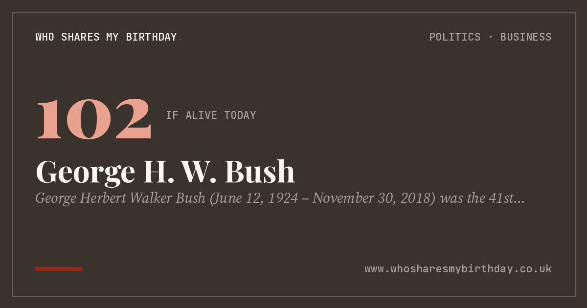 George H. W. Bush