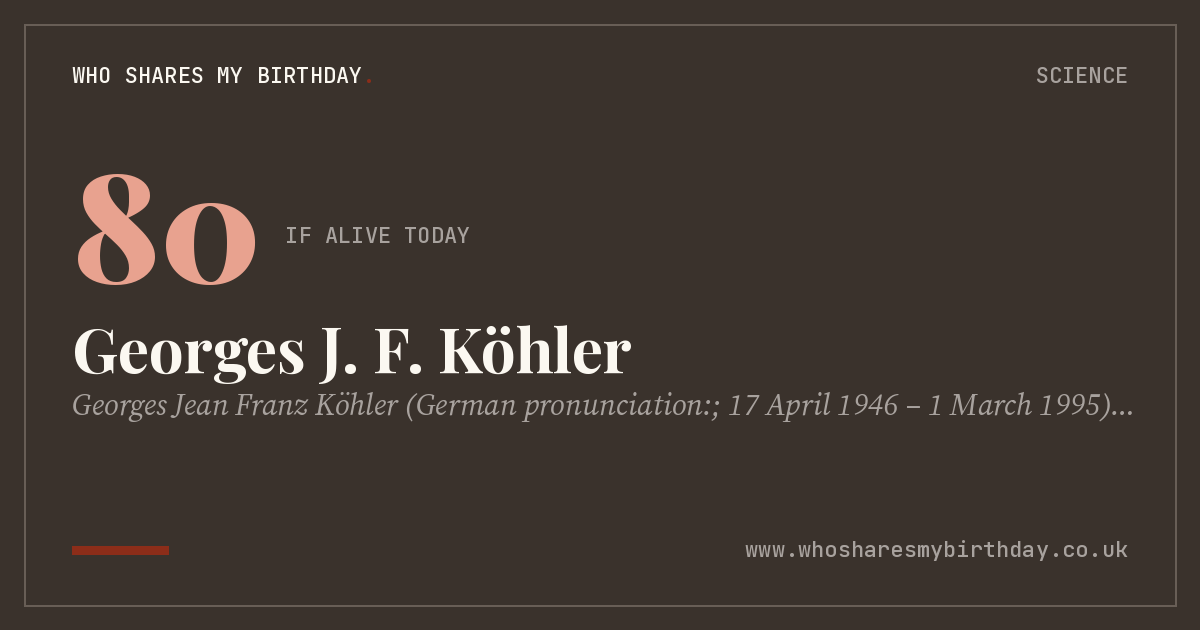 Georges J. F. Köhler