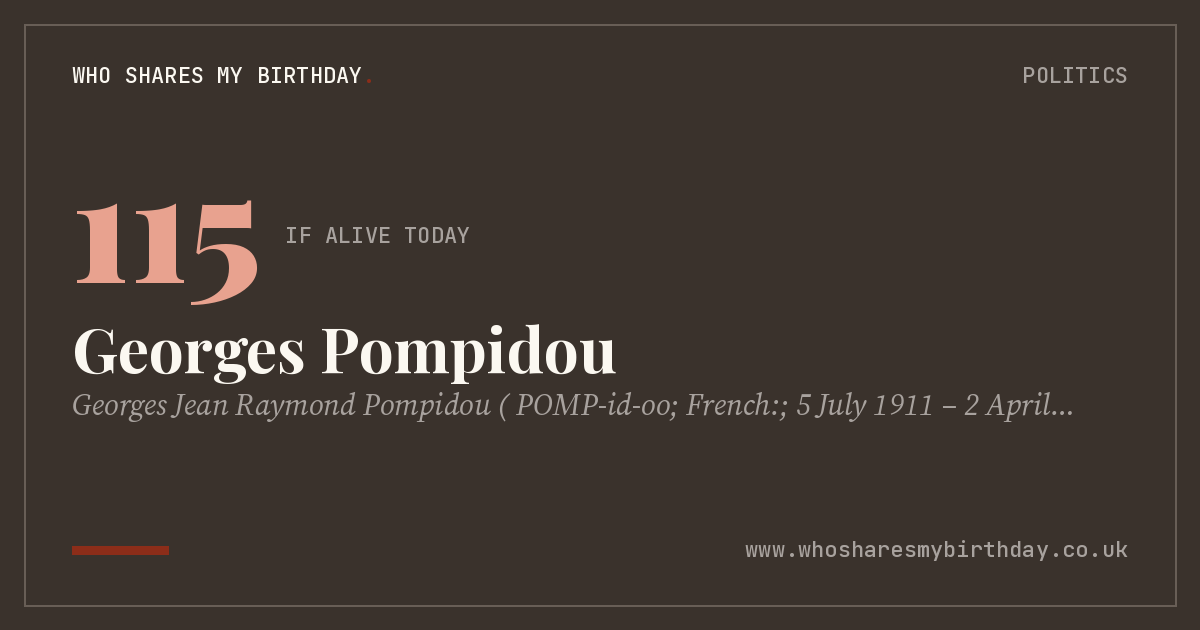 Georges Pompidou