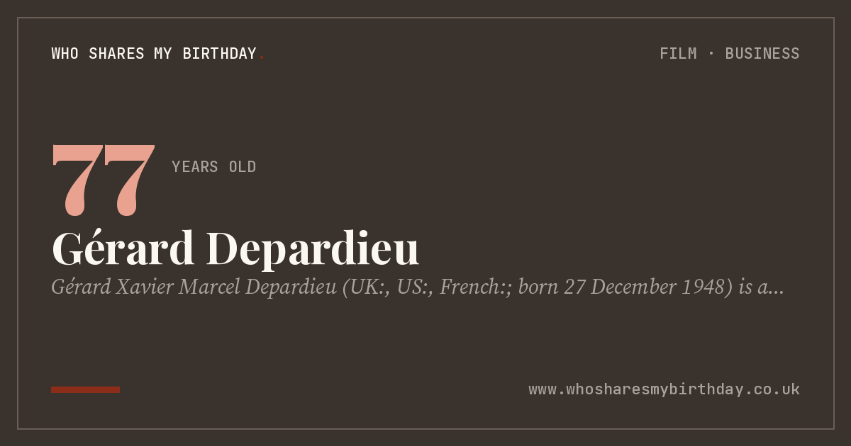 Gérard Depardieu