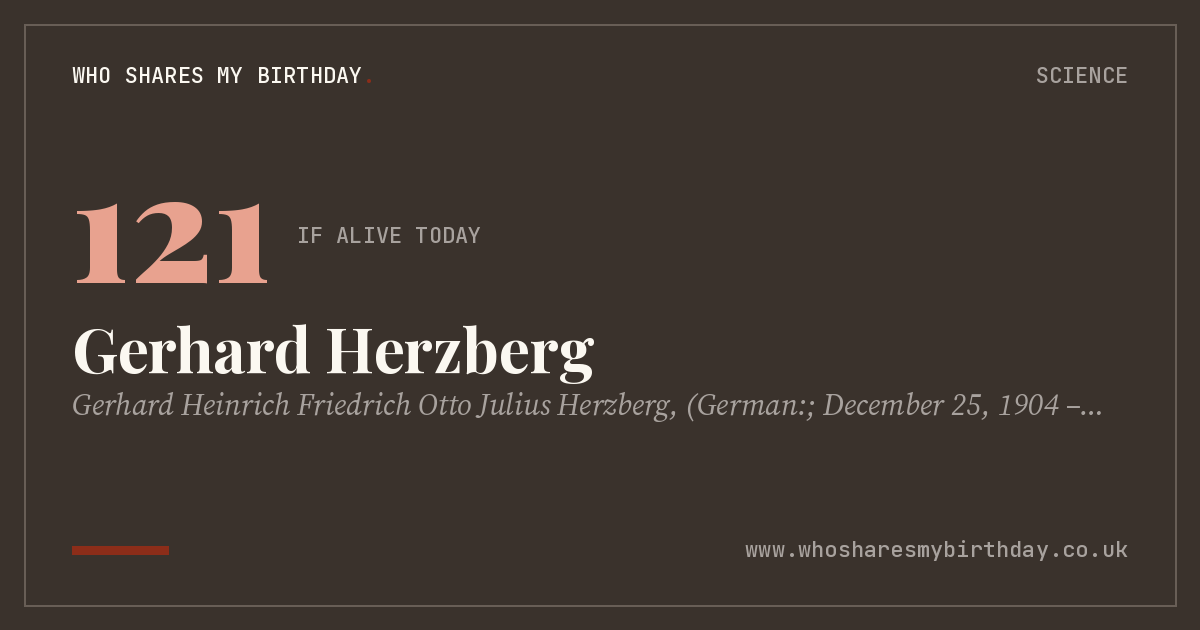 Gerhard Herzberg