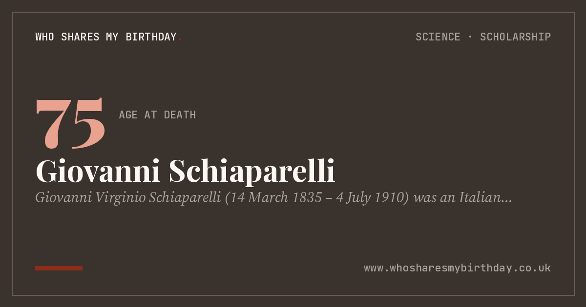 Giovanni Schiaparelli