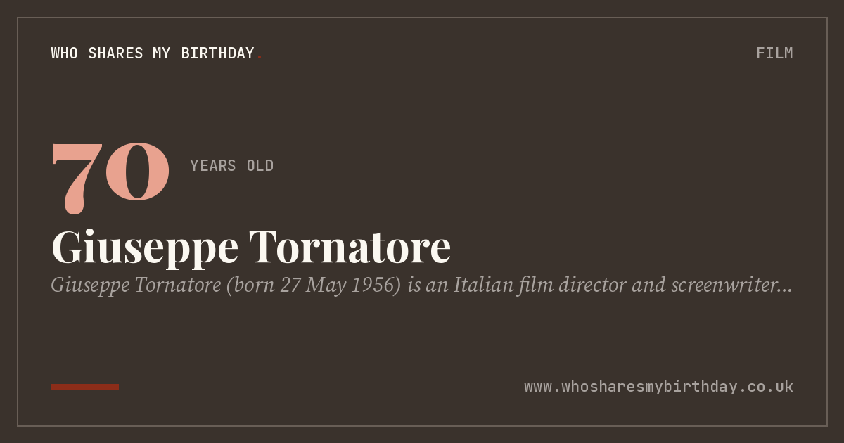 Giuseppe Tornatore
