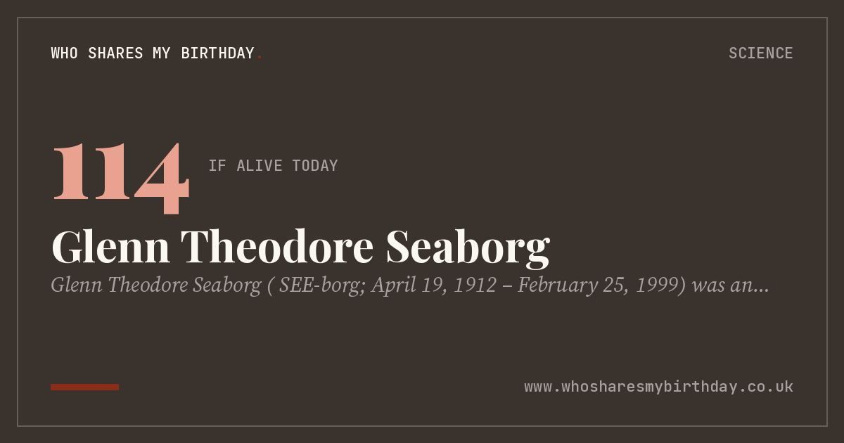 Glenn Theodore Seaborg