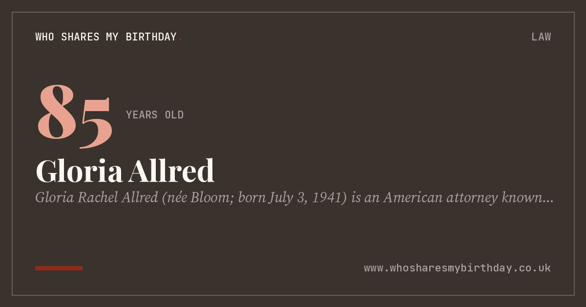 Gloria Allred