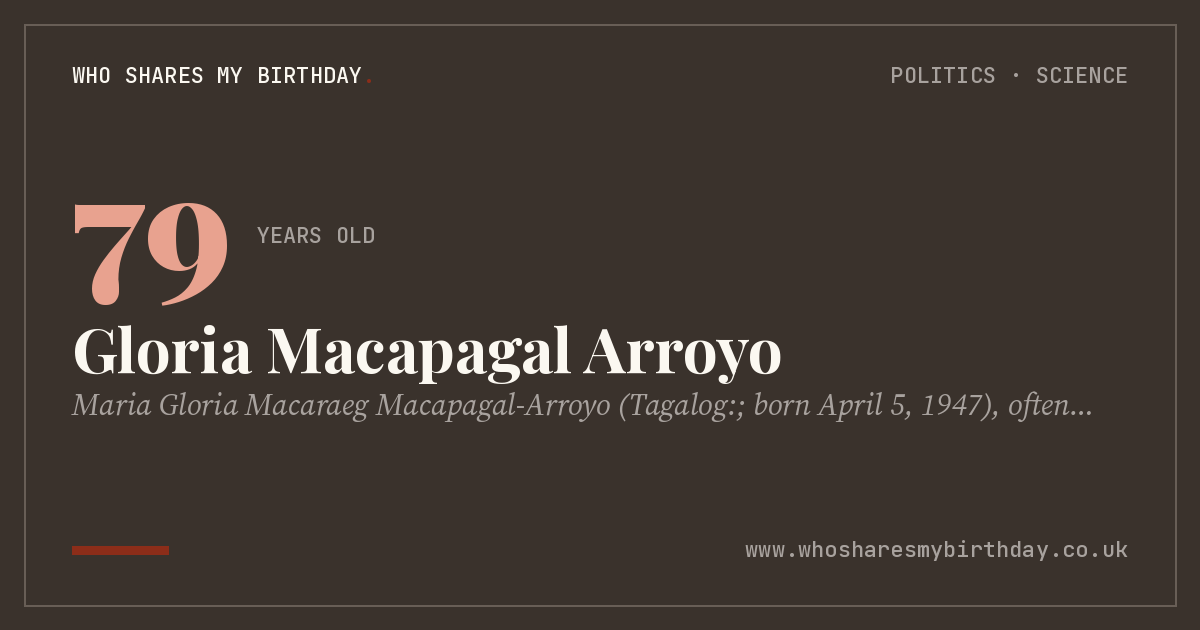 Gloria Macapagal Arroyo