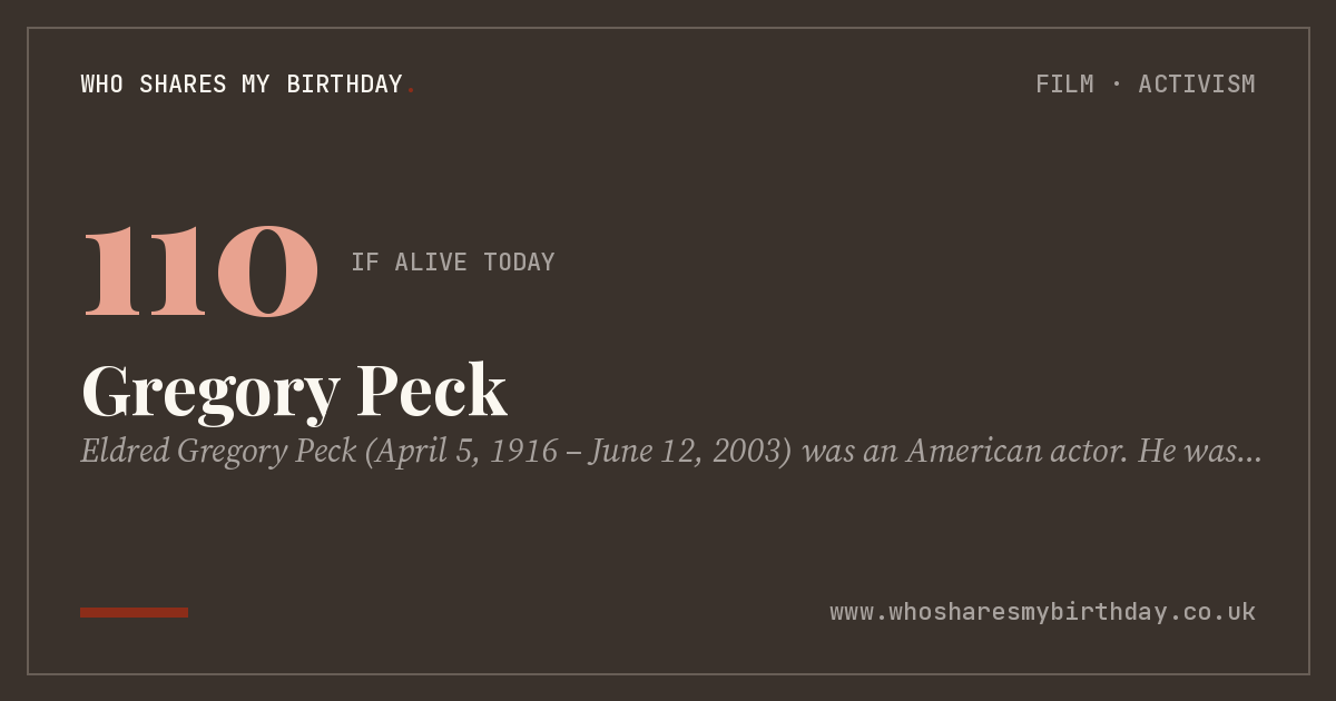 Gregory Peck