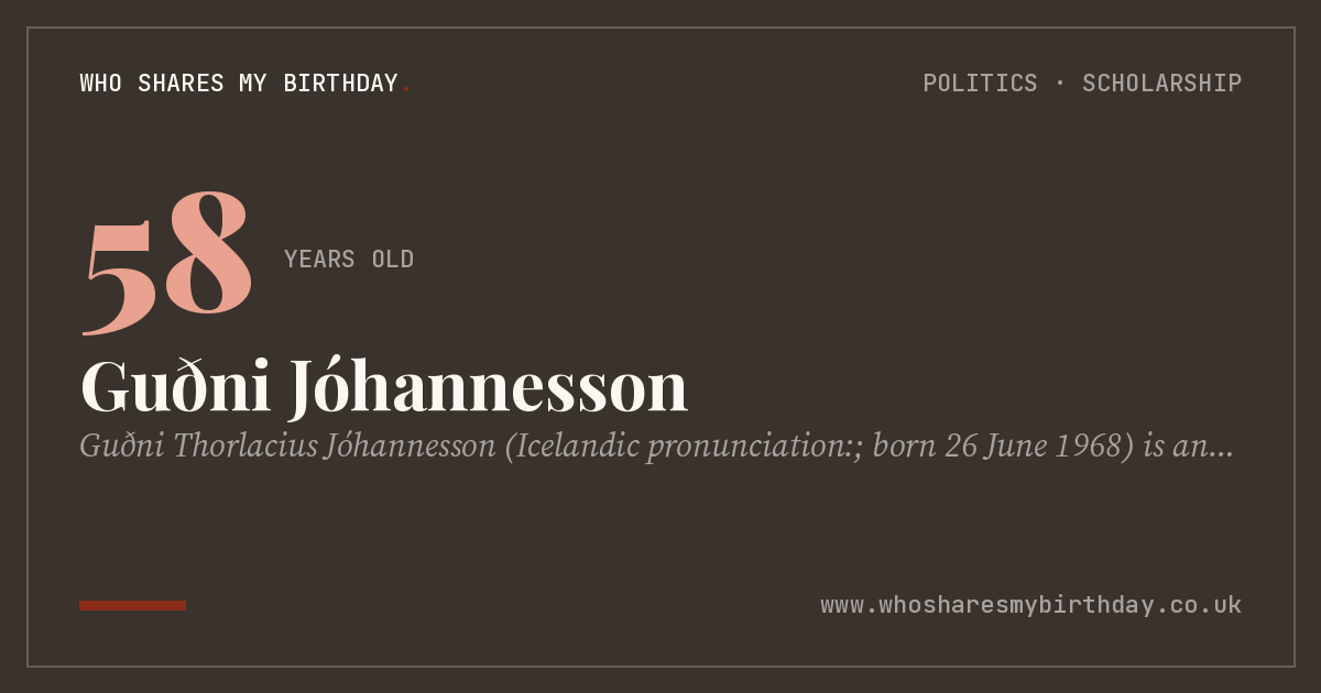 Guðni Jóhannesson