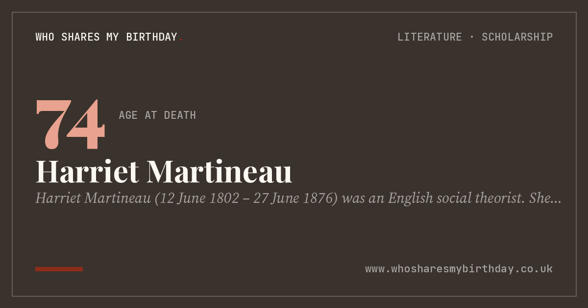 Harriet Martineau