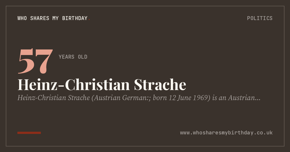 Heinz-Christian Strache