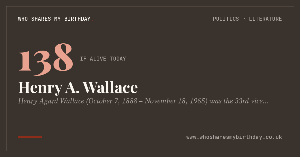 Henry A. Wallace