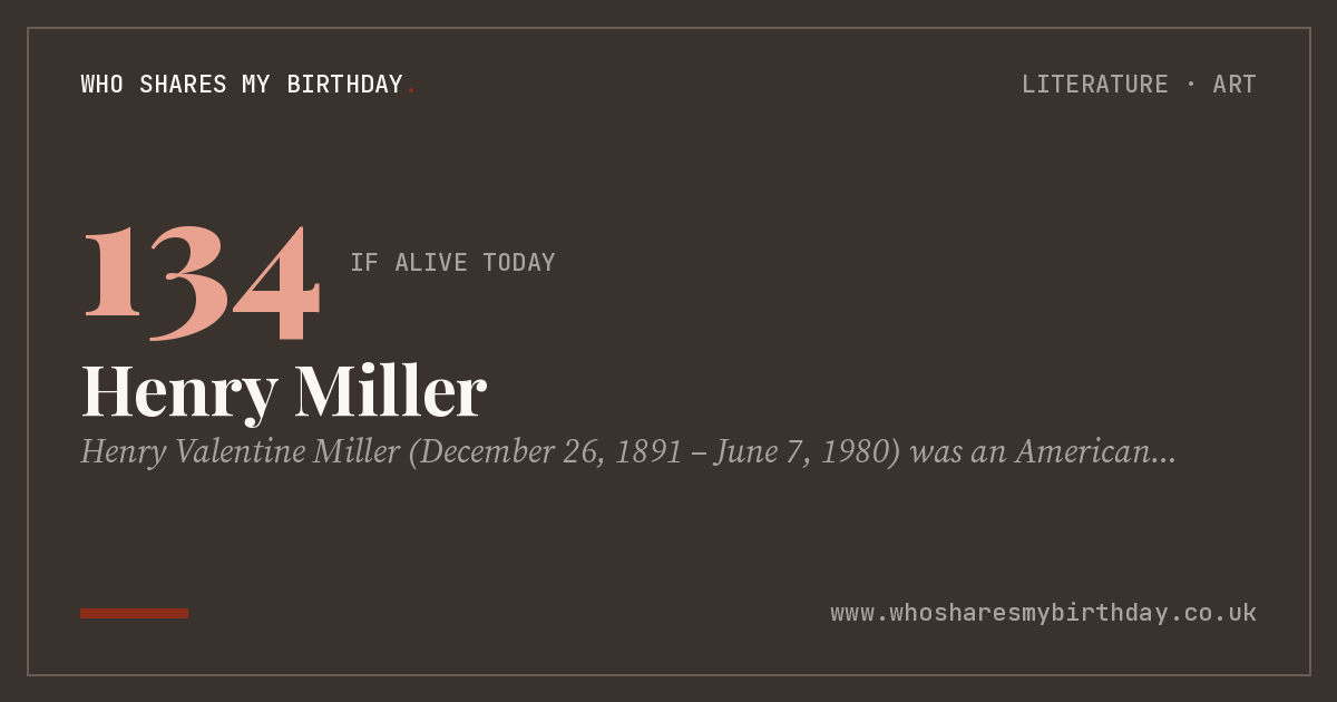 Henry Miller
