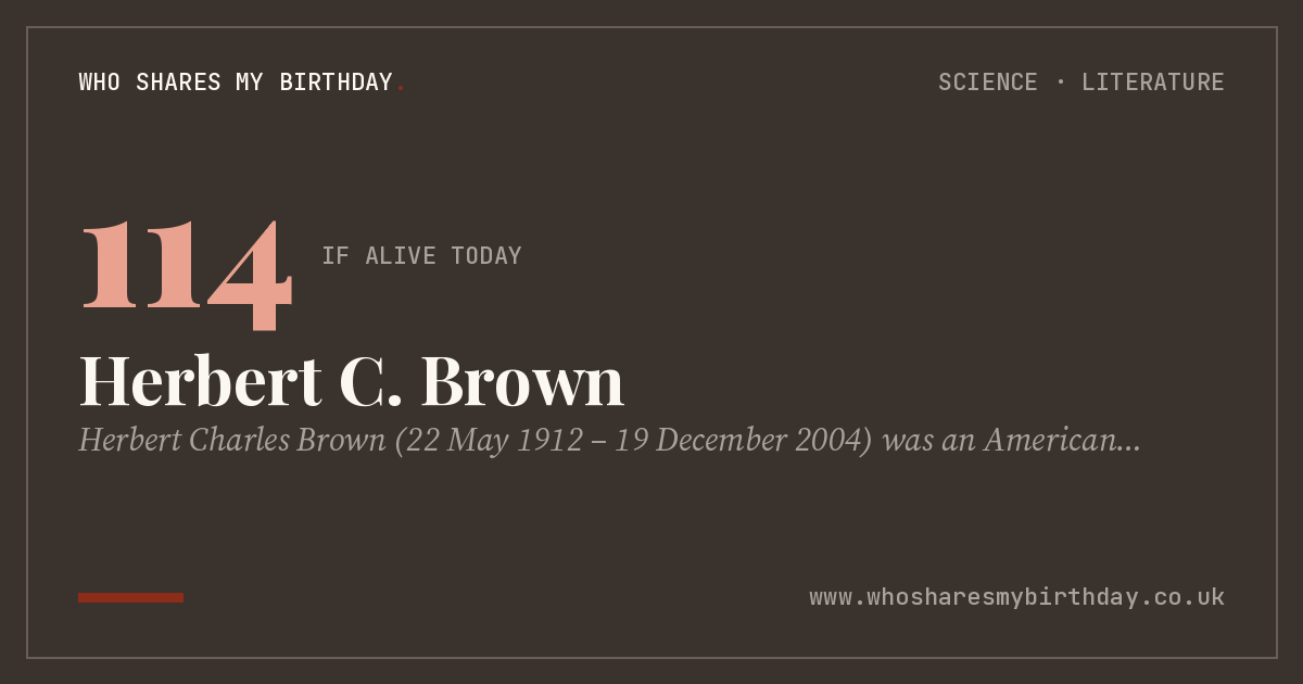 Herbert C. Brown