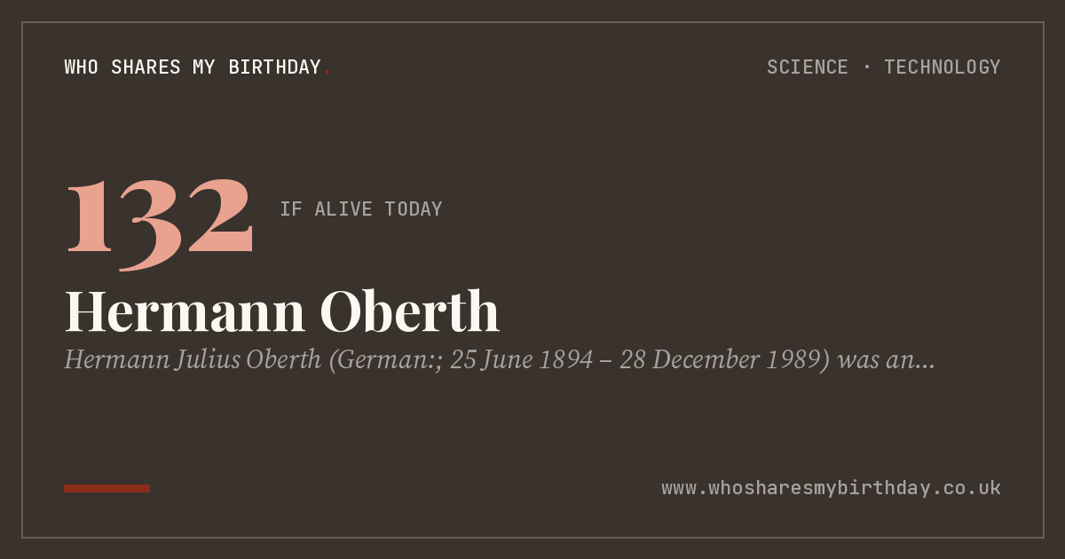 Hermann Oberth