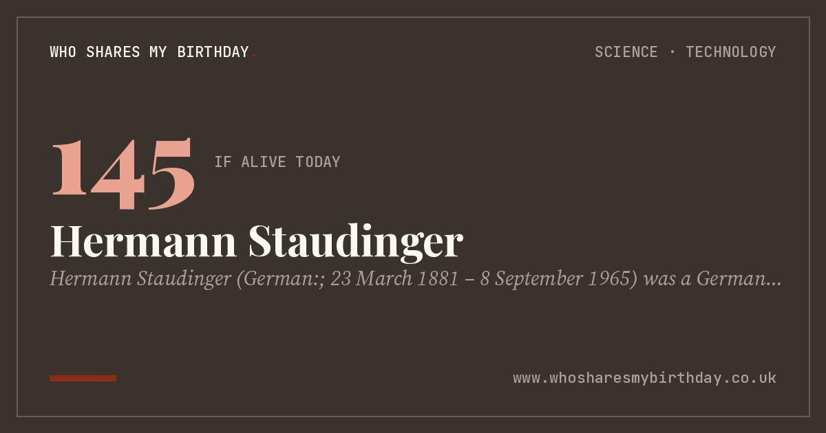 Hermann Staudinger