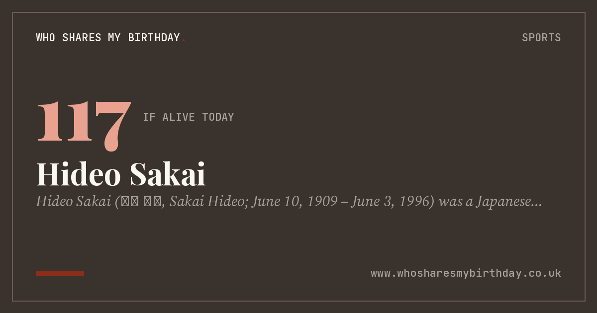 Hideo Sakai