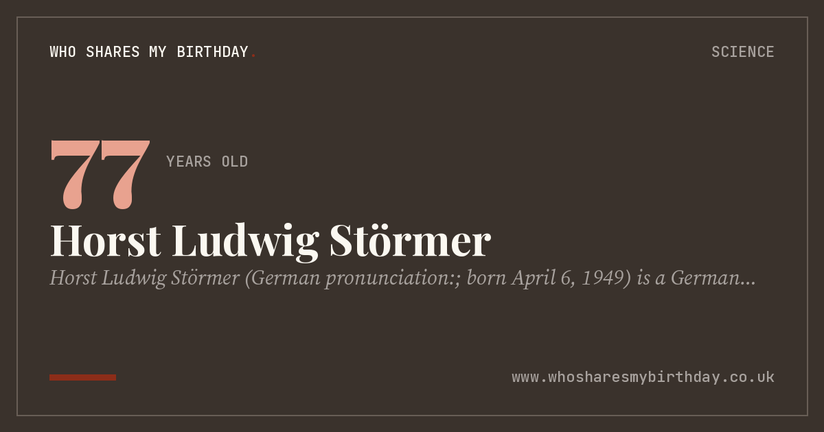 Horst Ludwig Störmer