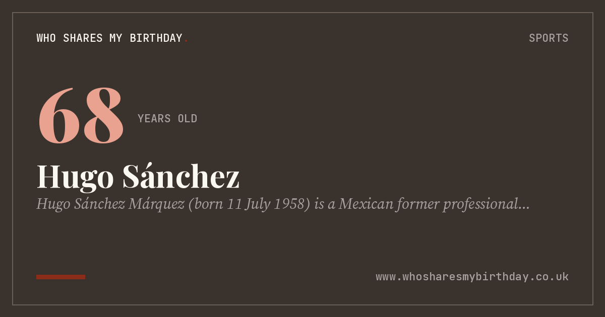 Hugo Sánchez