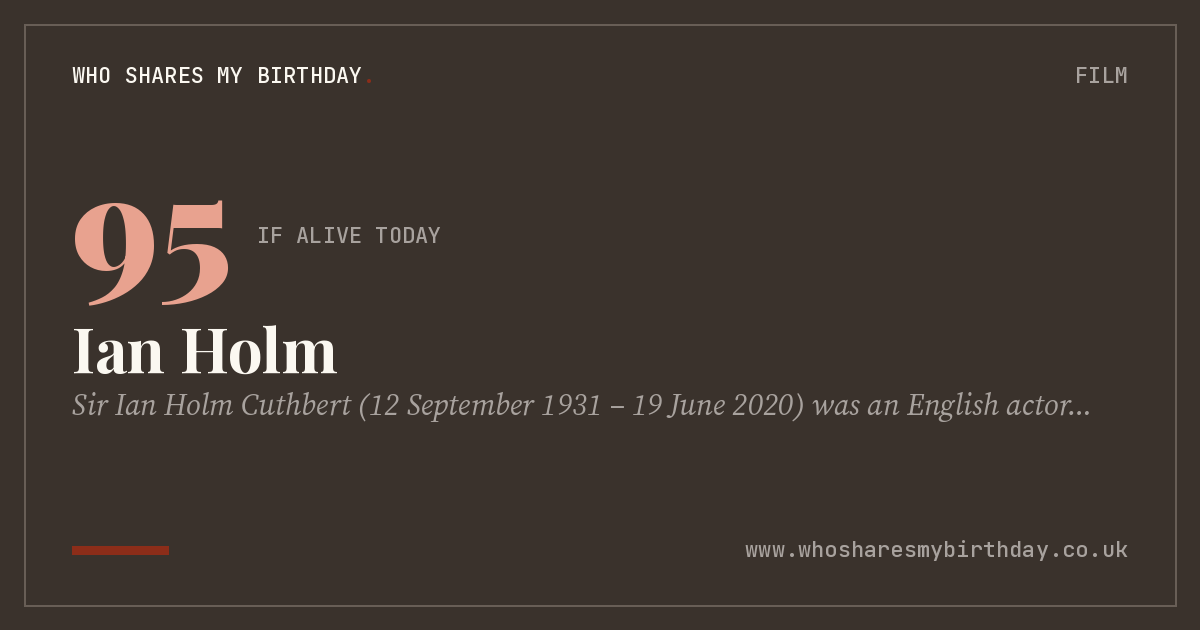 Ian Holm