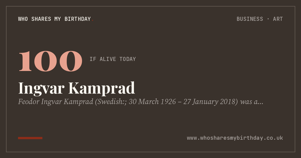 Ingvar Kamprad