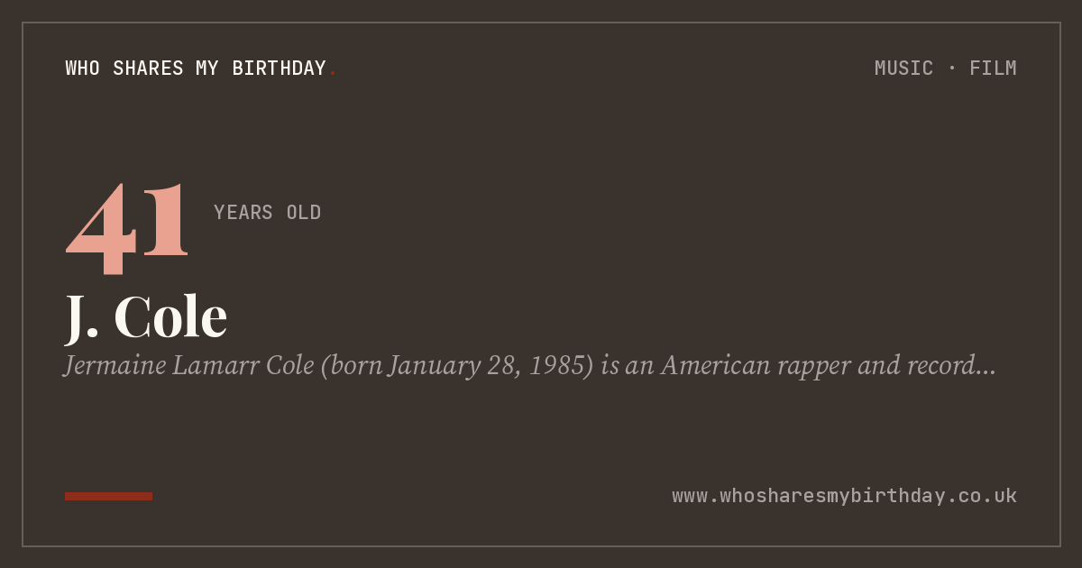 J. Cole