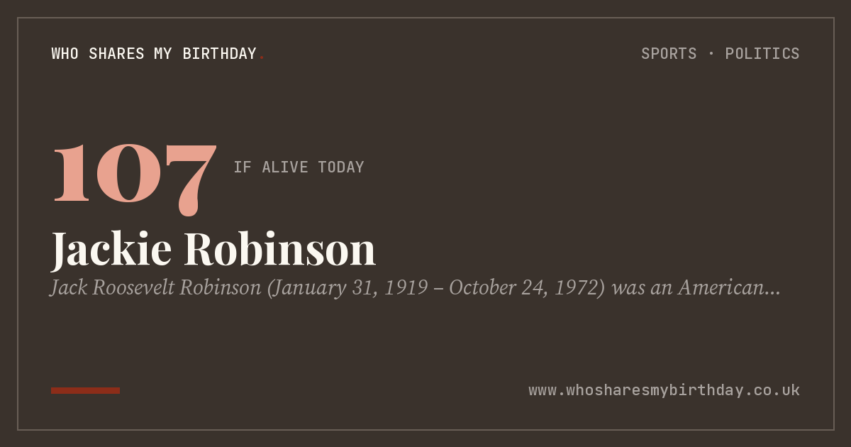 Jackie Robinson