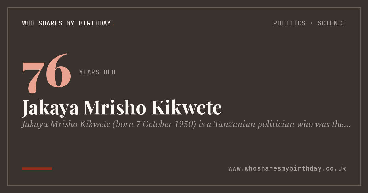 Jakaya Mrisho Kikwete