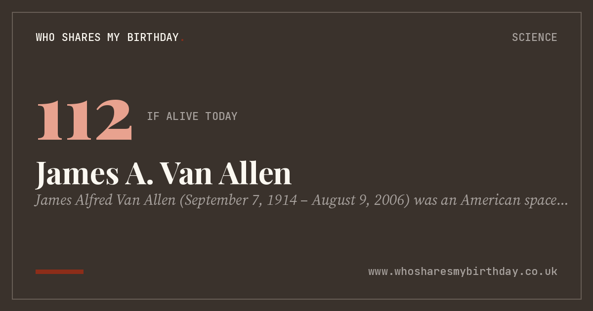 James A. Van Allen