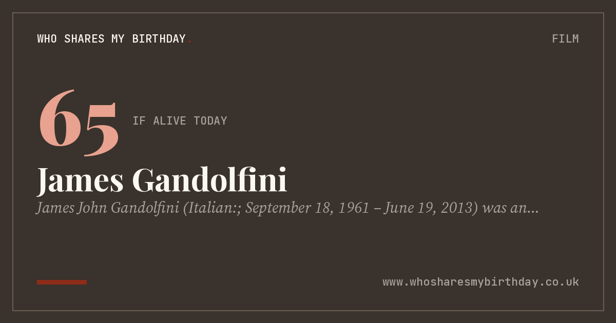 James Gandolfini