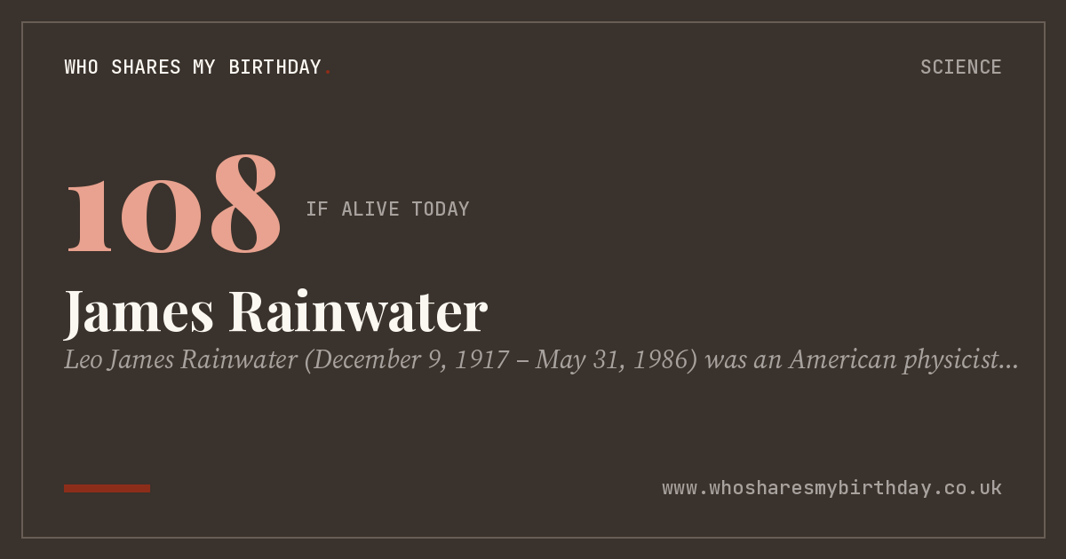 James Rainwater