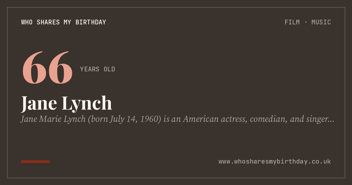 Jane Lynch