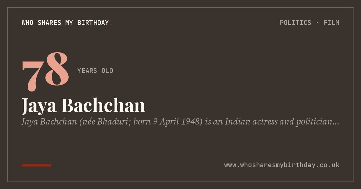 Jaya Bachchan