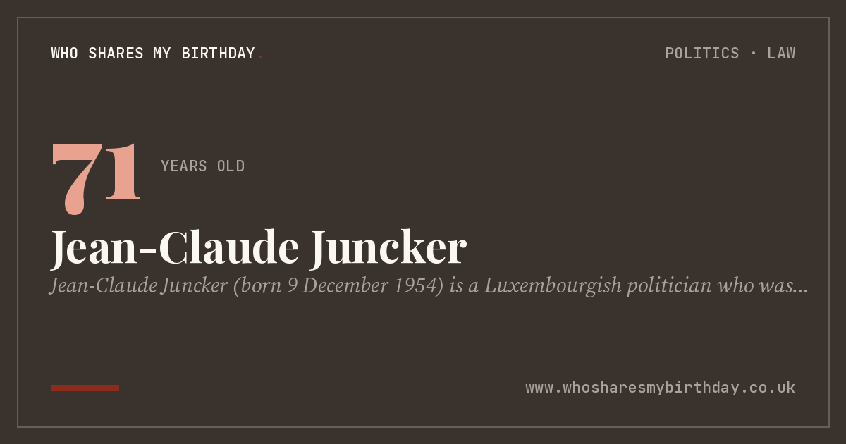 Jean-Claude Juncker