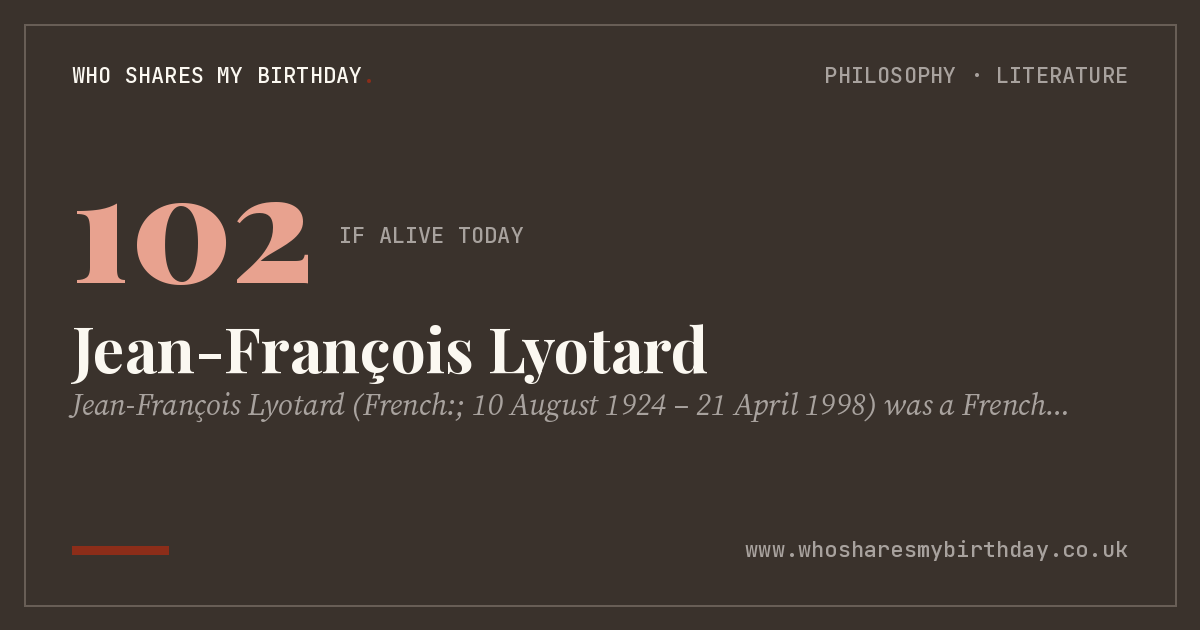 Jean-François Lyotard