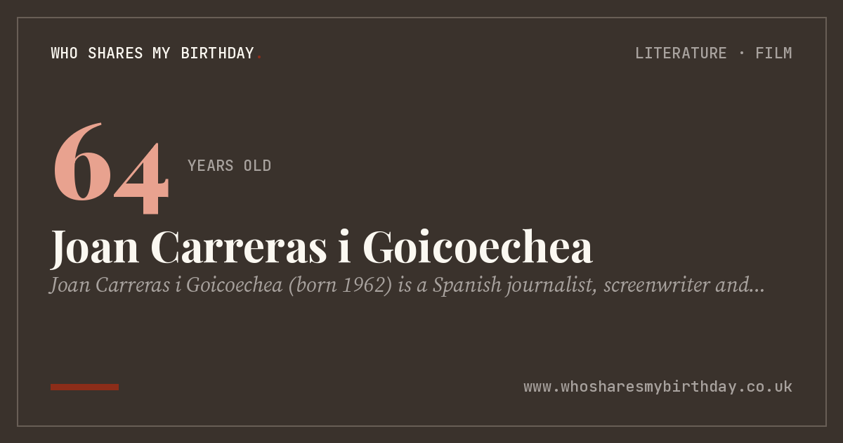 Joan Carreras i Goicoechea