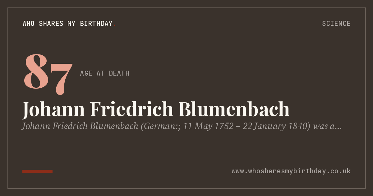 Johann Friedrich Blumenbach