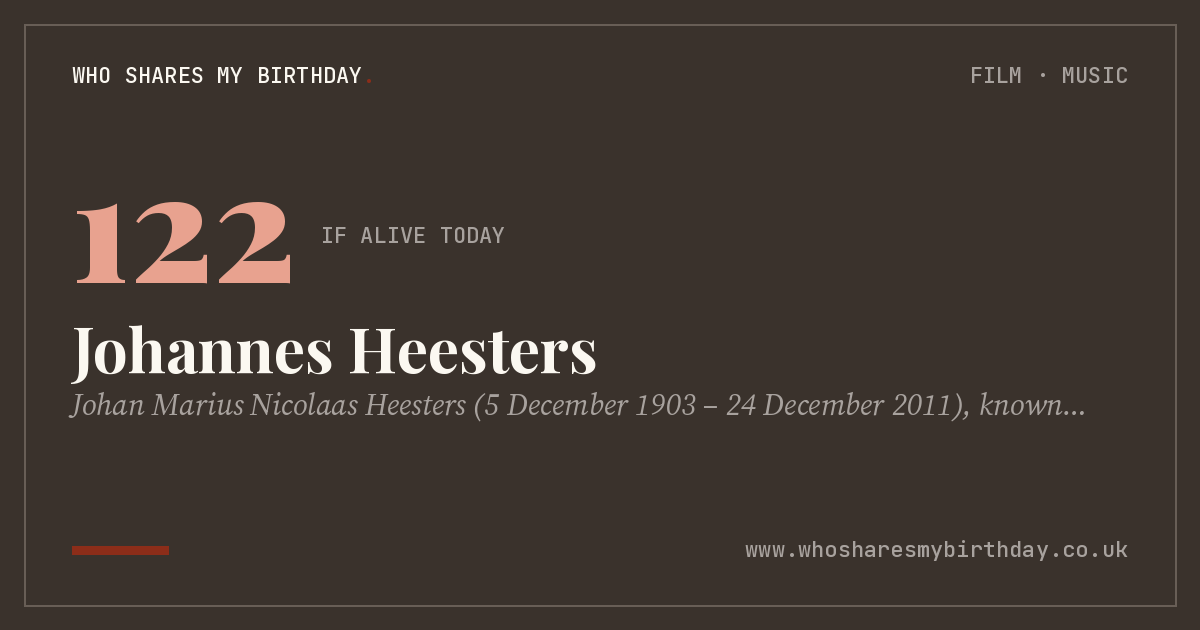 Johannes Heesters