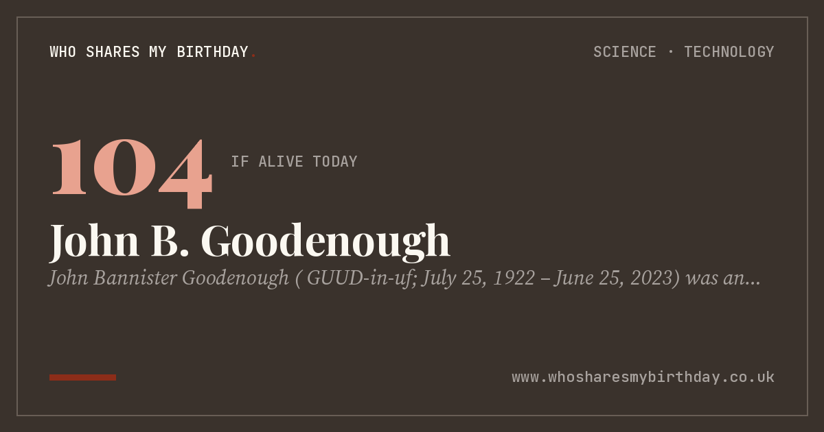 John B. Goodenough