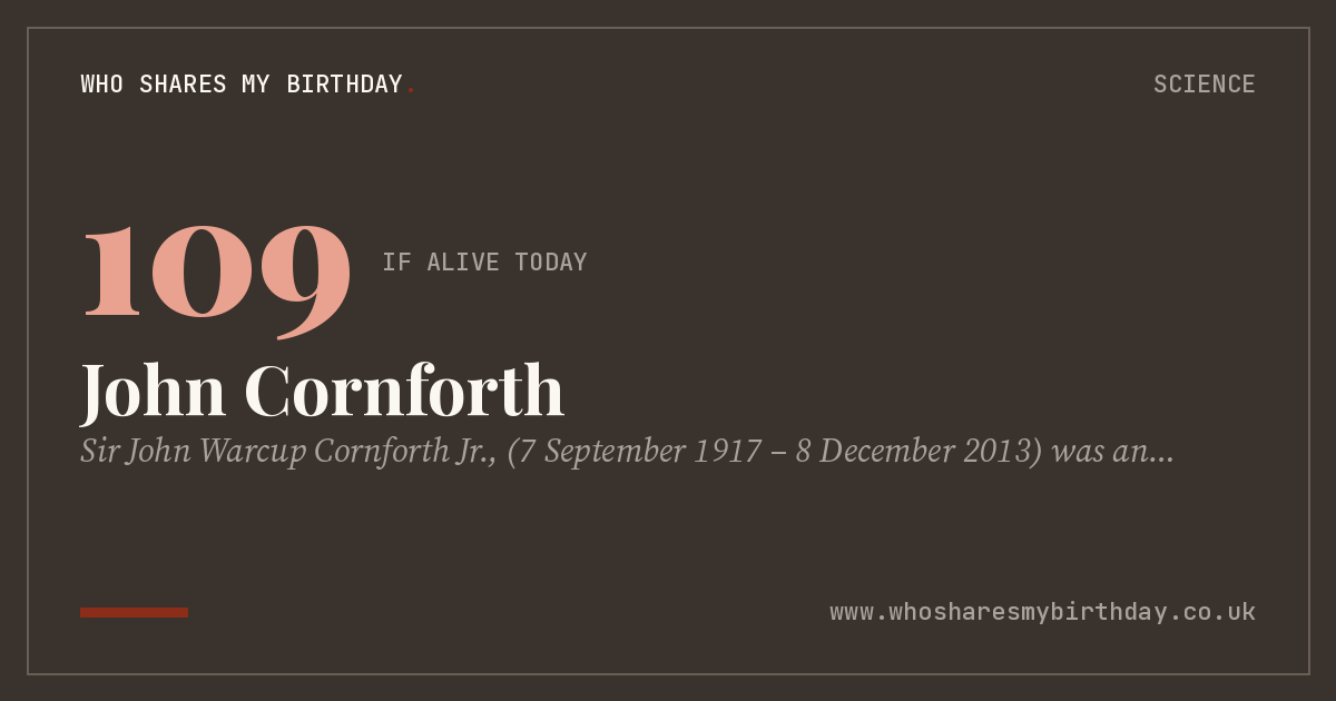 John Cornforth