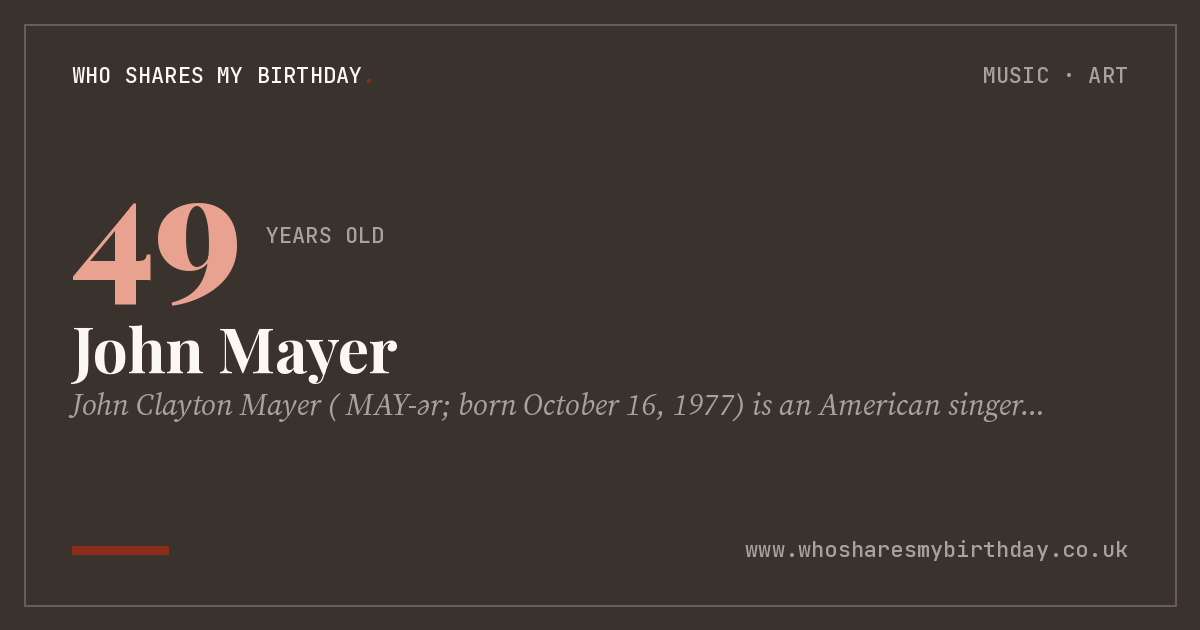 John Mayer