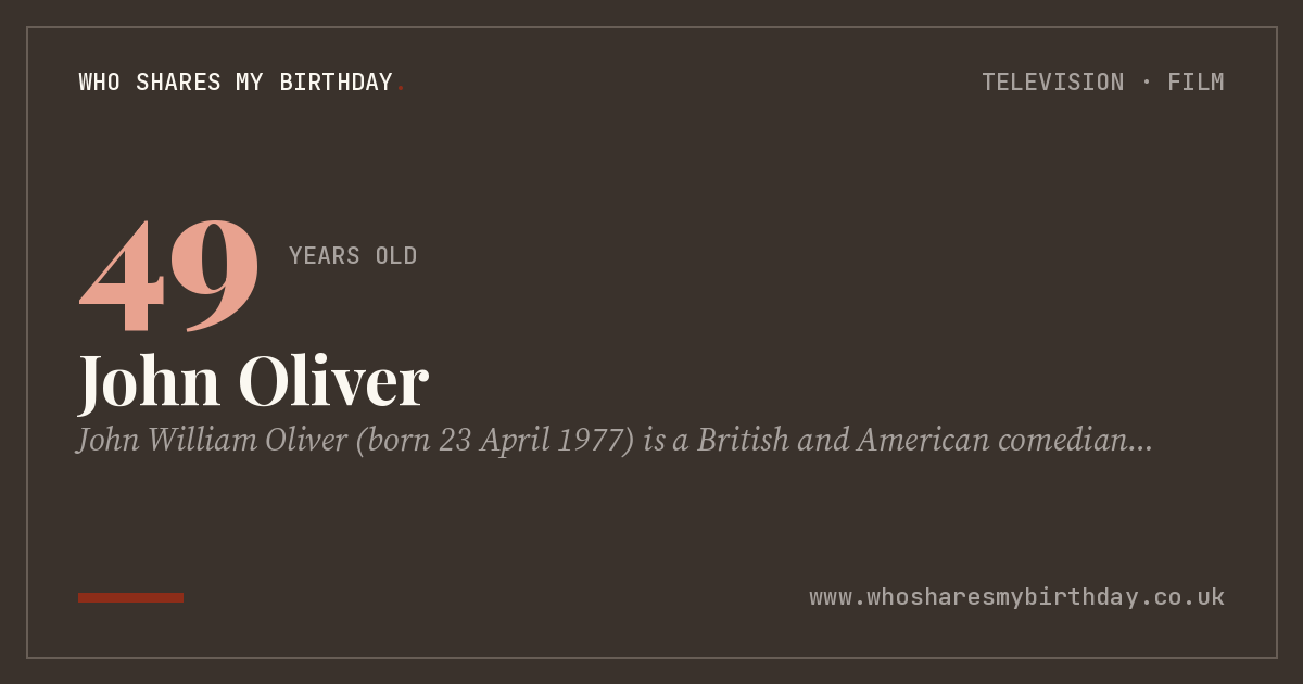 John Oliver