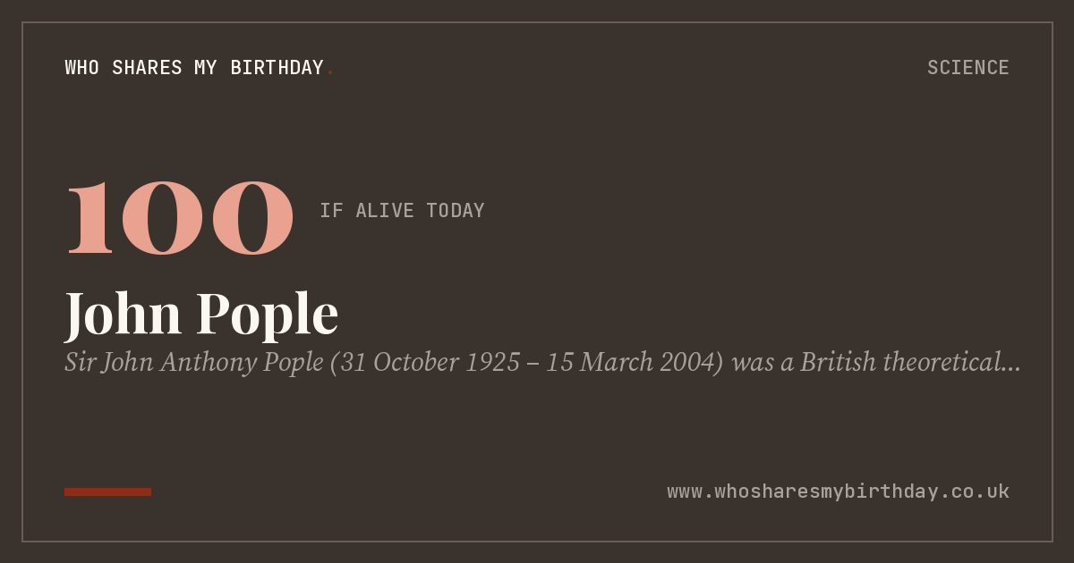 John Pople