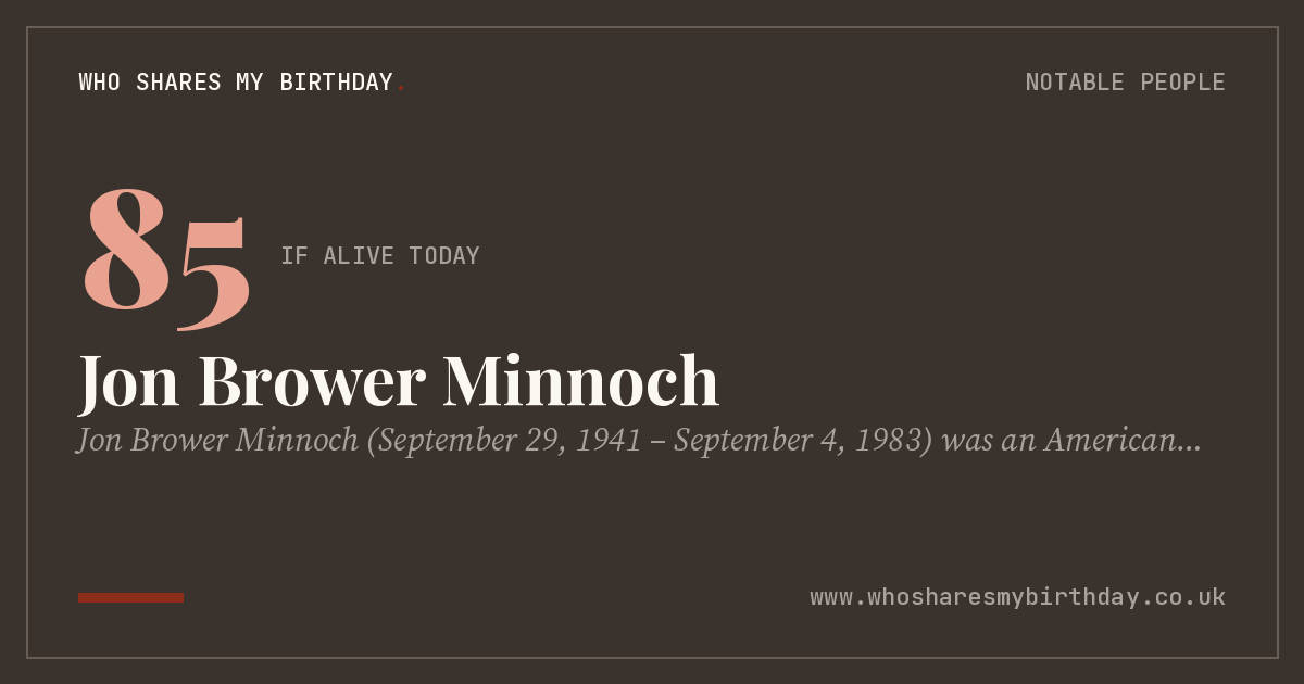 Jon Brower Minnoch