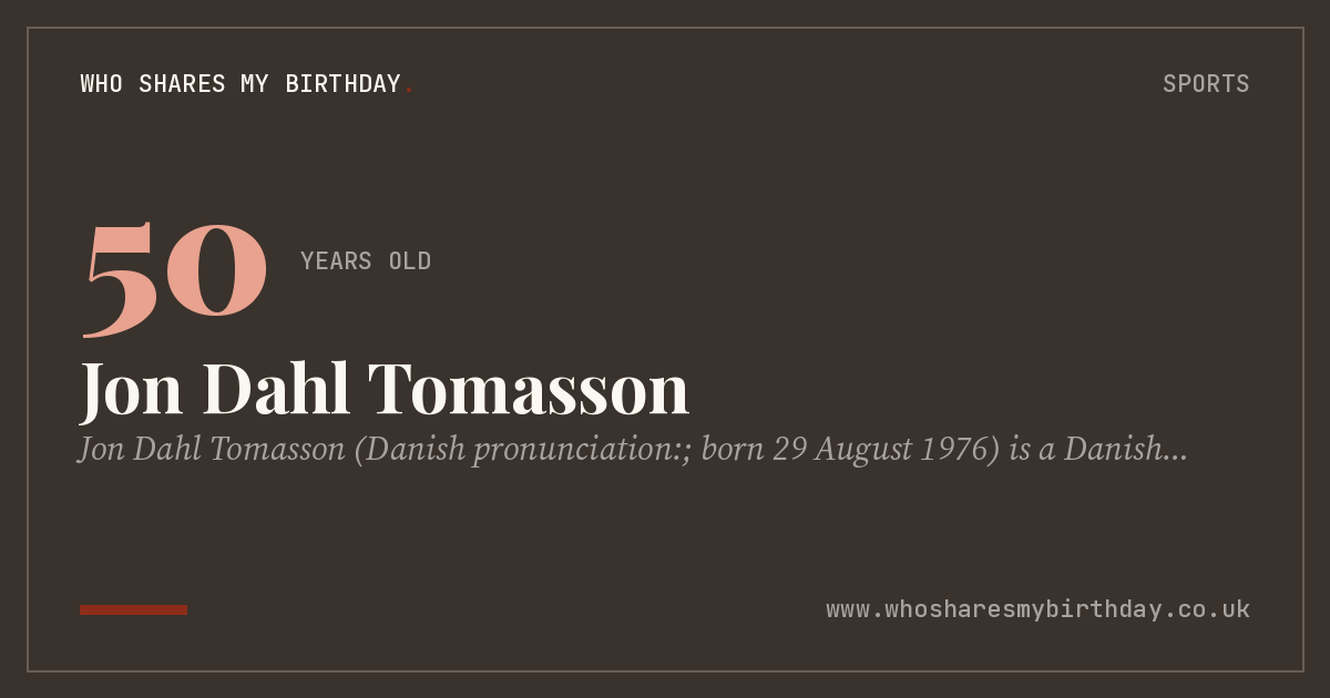 Jon Dahl Tomasson