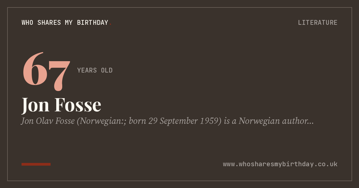 Jon Fosse
