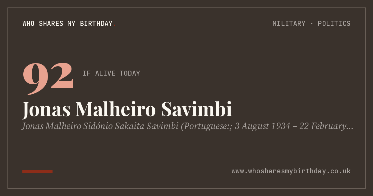 Jonas Malheiro Savimbi