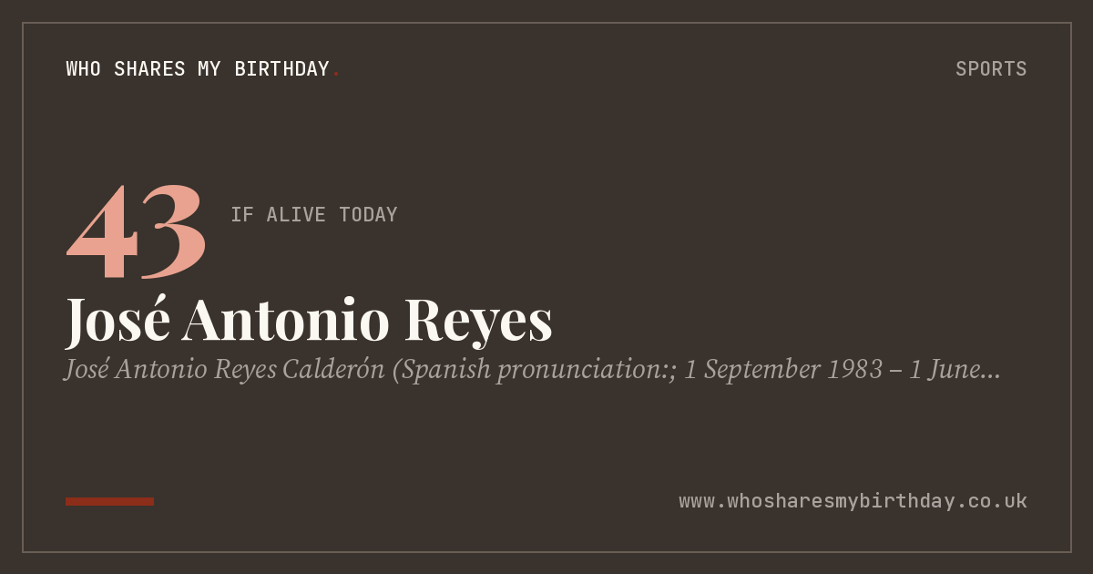 José Antonio Reyes