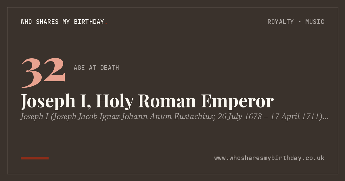 Joseph I, Holy Roman Emperor