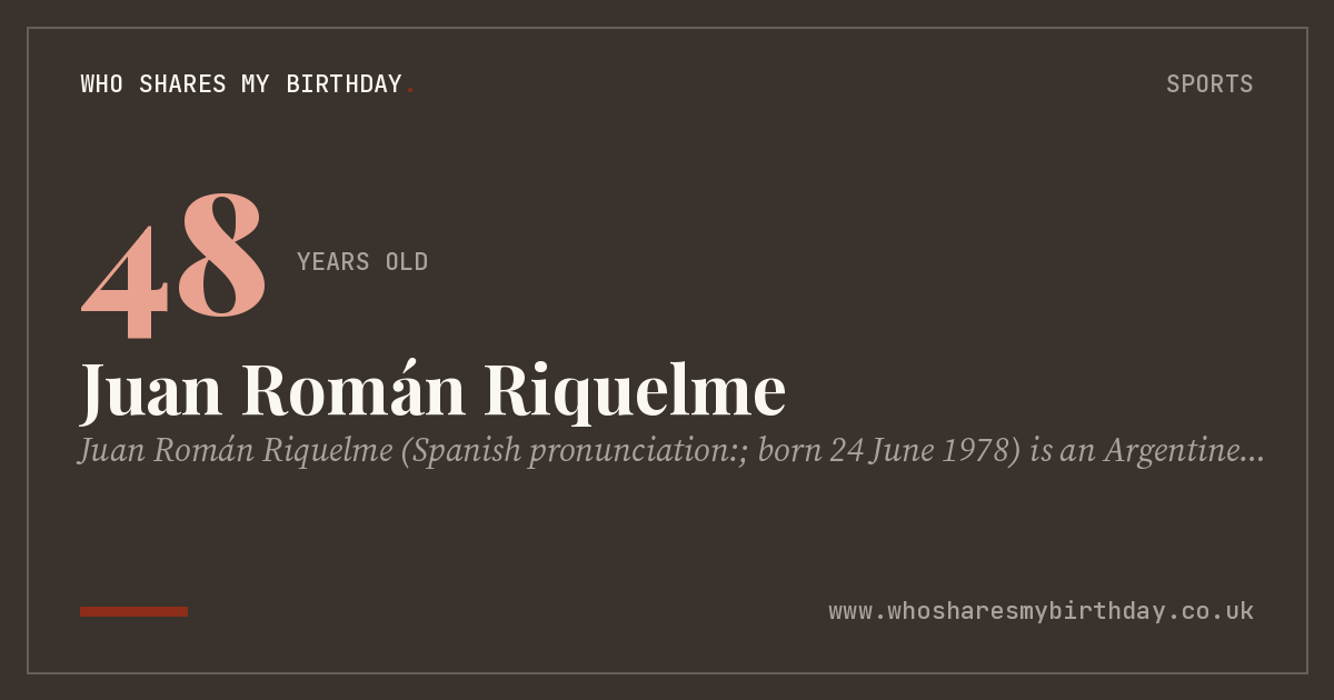 Juan Román Riquelme
