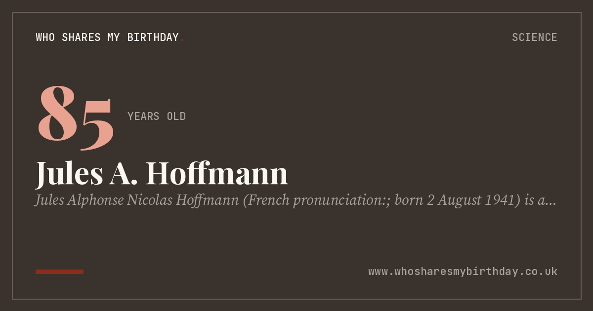 Jules A. Hoffmann